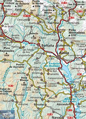 Editions Alpina - Carte de randonnées - Sobrarbe central (Ainsa, Boltana, Pireneo Aragones)