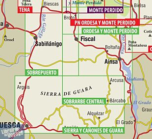 Editions Alpina - Carte de randonnées - Sobrarbe central (Ainsa, Boltana, Pireneo Aragones)