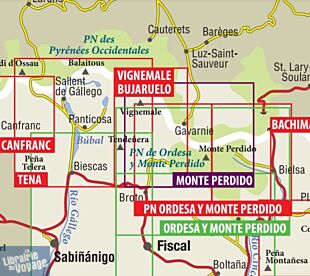 Editions Alpina - Carte de randonnées - Vignemale - Vallée de Bujaruelo