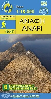 Anavasi - Carte d'Anafi