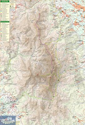 Anavasi - Carte et guide de randonnées - Taygetos (Taygète)