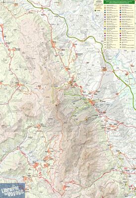 Anavasi - Carte et guide de randonnées - Taygetos (Taygète)