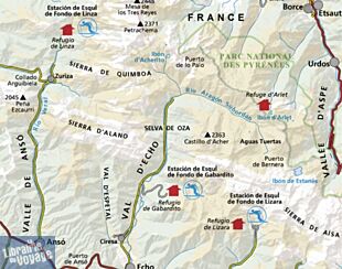 Editions Alpina - Carte de randonnées - Valles de Anso y Echo