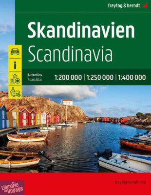 Freytag & Berndt - Atlas de Scandinavie (Norvège, Suède, Danemark, Finlande)