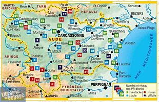 Topo-guide FFRandonnée - Réf. P011- L'Aude, Pays Cathare... à pied