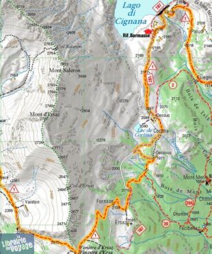 L'Escursionista - Carte de randonnées - Collection Alte Vie pocket - n°7 - Alta Via 1 della Valle d'Aosta