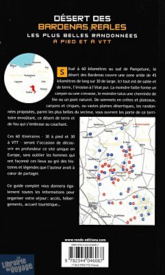 Rando Editions - Guide de randonnées - Désert des Bardenas Reales (les plus belles randonnées à pied et à VTT) 