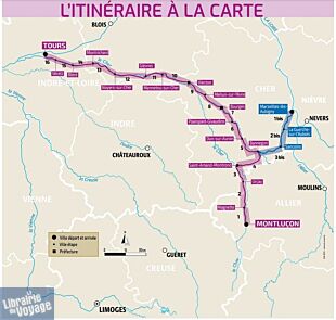 Editions Chamina - Guide de Randonnées à vélo - Canal de Berry et le Cher jusqu'à Tours