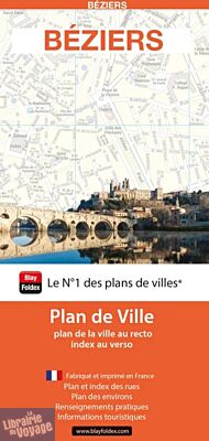 Blay Foldex - Plan de Ville - Béziers