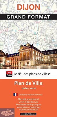 Blay Foldex - Plan de Ville - Dijon (grand format)