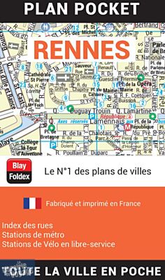 Blay Foldex - Plan de Ville - Rennes (format pocket)