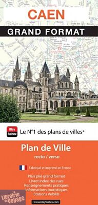 Blay Foldex - Plan de Ville - Caen (grand format)