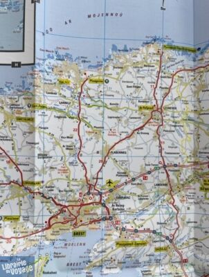 Blay Foldex - Carte - Breizh, Bretagne (carte routière en langue bretonne)