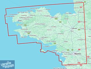 Express Map - Carte plastifiée - Bretagne