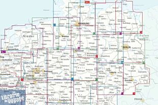 BVA & ADFC Verlag - Carte vélo indéchirable - Allemagne n°3 - Ostseeküste - Mecklenburg