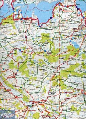 BVA & ADFC Verlag - Carte vélo indéchirable - Allemagne n°3 - Ostseeküste - Mecklenburg