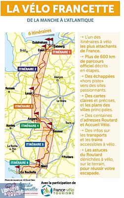 Hachette - Le Guide du Routard - La Vélo Francette (De la Manche à l'Atlantique)