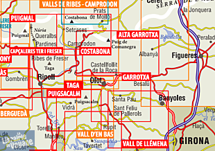 Alpina - Cartes de Randonnées - Alta Garrotxa - Comanegra - Bassegoda - El Mont