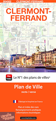Blay Foldex - Plan de Ville - Clermont-Ferrand