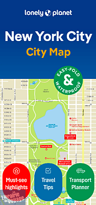 Lonely Planet - Plan de ville (en anglais) - New York city map