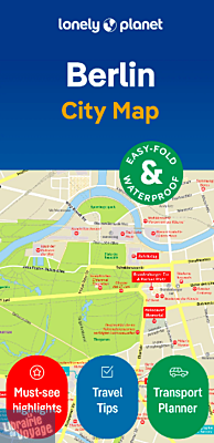 Lonely Planet - Plan de ville (en anglais) - Berlin city map