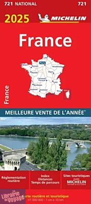 Michelin - Carte routière - Réf.721 - France - Edition 2025