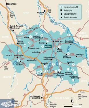 Chamina - Guide de randonnées - Allier, les 30 plus beaux sentiers
