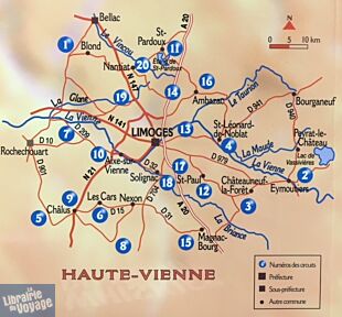 Chamina - Guide de randonnées - Autour de Limoges 