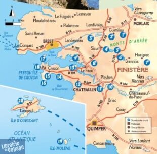 Chamina - Guide de randonnées - Crozon - Monts d'Arée - Ouessant - Molène (Collection les incontournables)