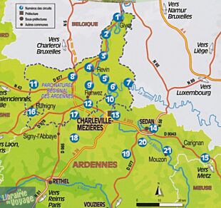 Chamina - Guide de randonnées - Forêt d'Ardenne - Vallée de la Meuse