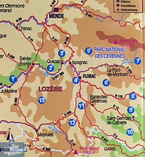 Chamina - Guide de randonnées - Gorges du Tarn - Cévennes en Lozère (Collection les incontournables)