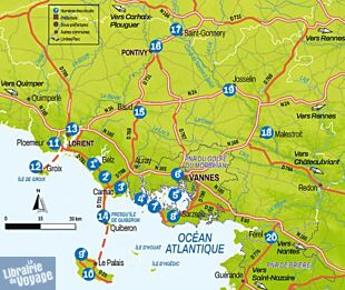 Chamina - Guide de randonnées - Morbihan, balades à pied et à vélo