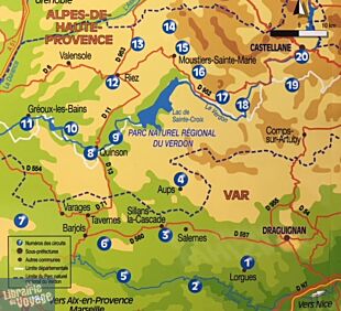 Chamina - Guide de randonnées - Verdon - Haut Var (Collection les incontournables)