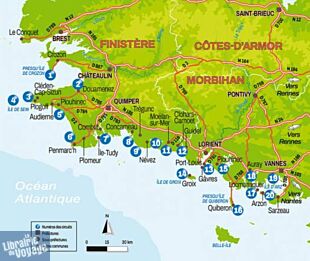 Editions Chamina - Guide de Randonnées (Collection les Incontournables) - Bretagne sud - Le littoral