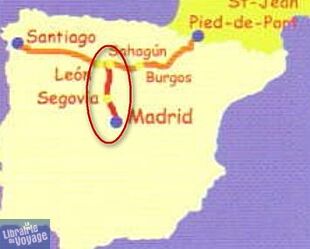 Editions Gérard du Camino - Guide de randonnées - Le Chemin de Madrid via la Calzada Romana XXIV (de Madrid à Sahagún via Cercedilla, Segovia, Coca, Castromonte et Medina de Rioseco)