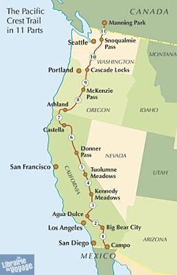Cicerone - Guide de randonnées en anglais - Pacific Crest Trail