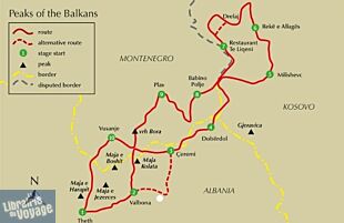Cicerone - Guide de randonnées (en anglais) - Peaks of the Balkans Trail