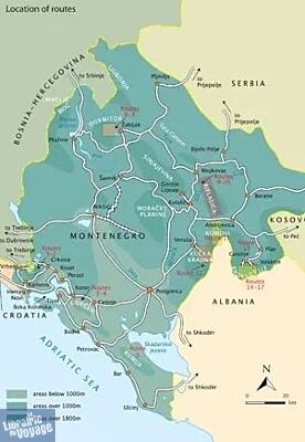 Cicerone - Guide de randonnées en anglais - The Mountains of Montenegro