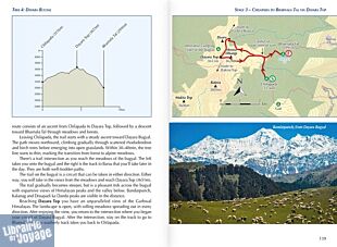 Cicerone - Guide de randonnées (en anglais) - Trekking in the Indian Himalayas (8 treks in Uttarakhand - Nanda Devi Sanctuary, Shivling and Gaumukh, the source of the Ganges)