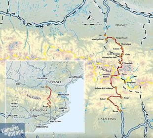 Cicerone - Guide de randonnées (en anglais) - Trekking the Cami dels Bons Homes GR107 (crossing the Pyrenees in the Cathars' footsteps)