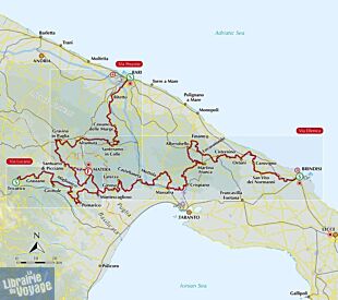 Cicerone - Guide de randonnées (en anglais) - Walking the Cammino Materano (three long-distance routes through Italy’s Puglia and Basilicata regions to Matera)