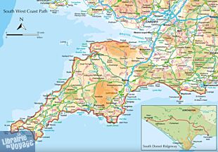 The South West Coast Path National Trail (SWCP) measures a staggering 630 miles (1015km) from Minehead on the Somerset coast right round Devon and Cornwall to Poole in Dorset. The guidebook divides the route into 45 stages of between 12.5 to 37.5km, begin