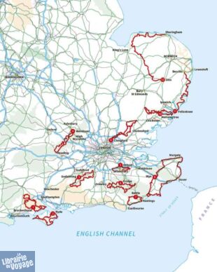 Cicerone - Guide de randonnées à vélo (en anglais) - Bikepacking - South-east Gravel (Cantii way and 11 long-weekend bikepacking adventures)