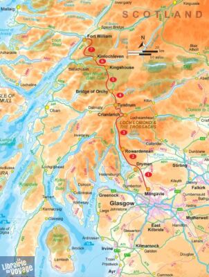 Cicerone - Petit atlas de randonnées - West Highland Way map booklet