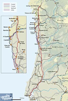 Cicerone - Guide de randonnées en anglais - The Camino Portugues - From Lisbon and Porto to Santiago (Central, coastal and spiritual caminos)