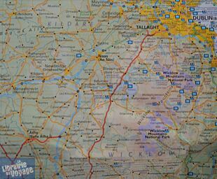 Collins map publishing - Carte (en anglais) - Ireland, Film and TV Location Map