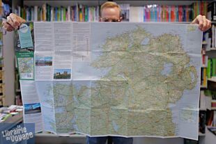 Collins map publishing - Carte (en anglais) - Ireland, Film and TV Location Map
