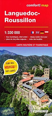 Express Map - Carte plastifiée - Languedoc-Roussillon