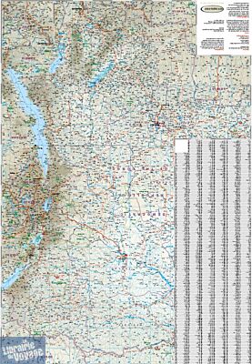Reise Know-How Maps - Carte de la République Démocratique du Congo (RDC) - Congo (Brazzaville)