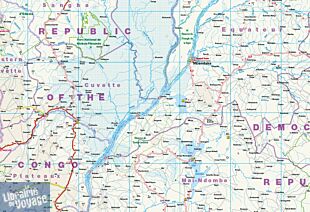 Reise Know-How Maps - Carte de la République Démocratique du Congo (RDC) - Congo (Brazzaville)